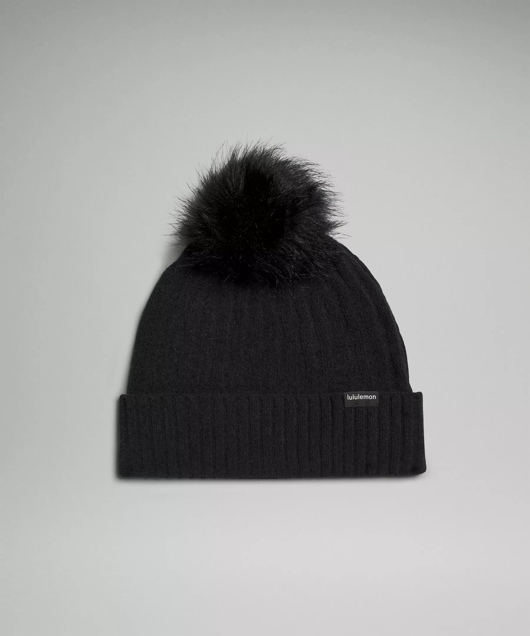 Women's Cable Knit Pom Beanie - 1
