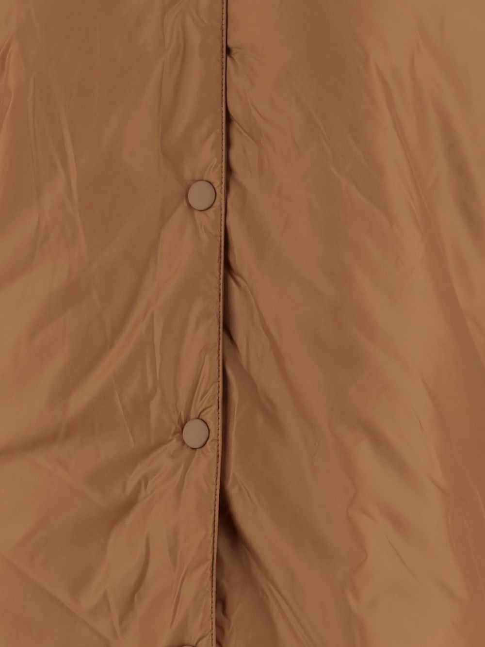 hooded button-fastening jacket - 3