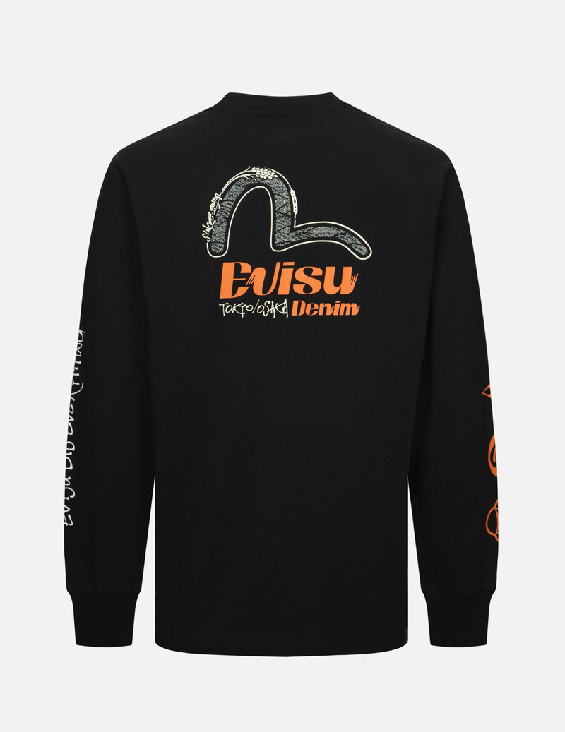 EVISU SEAGULL PRINT FASHION FIT SWEATSHIRT outlook