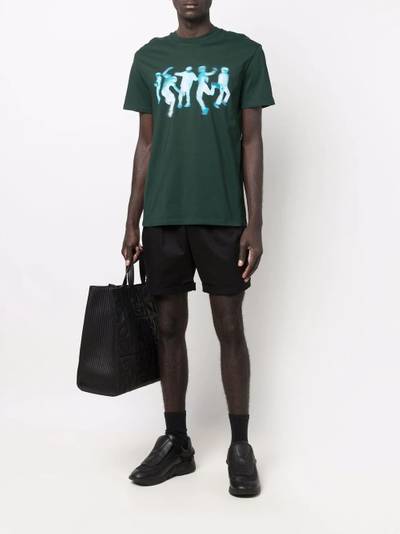 Neil Barrett Dancers cotton T-shirt outlook