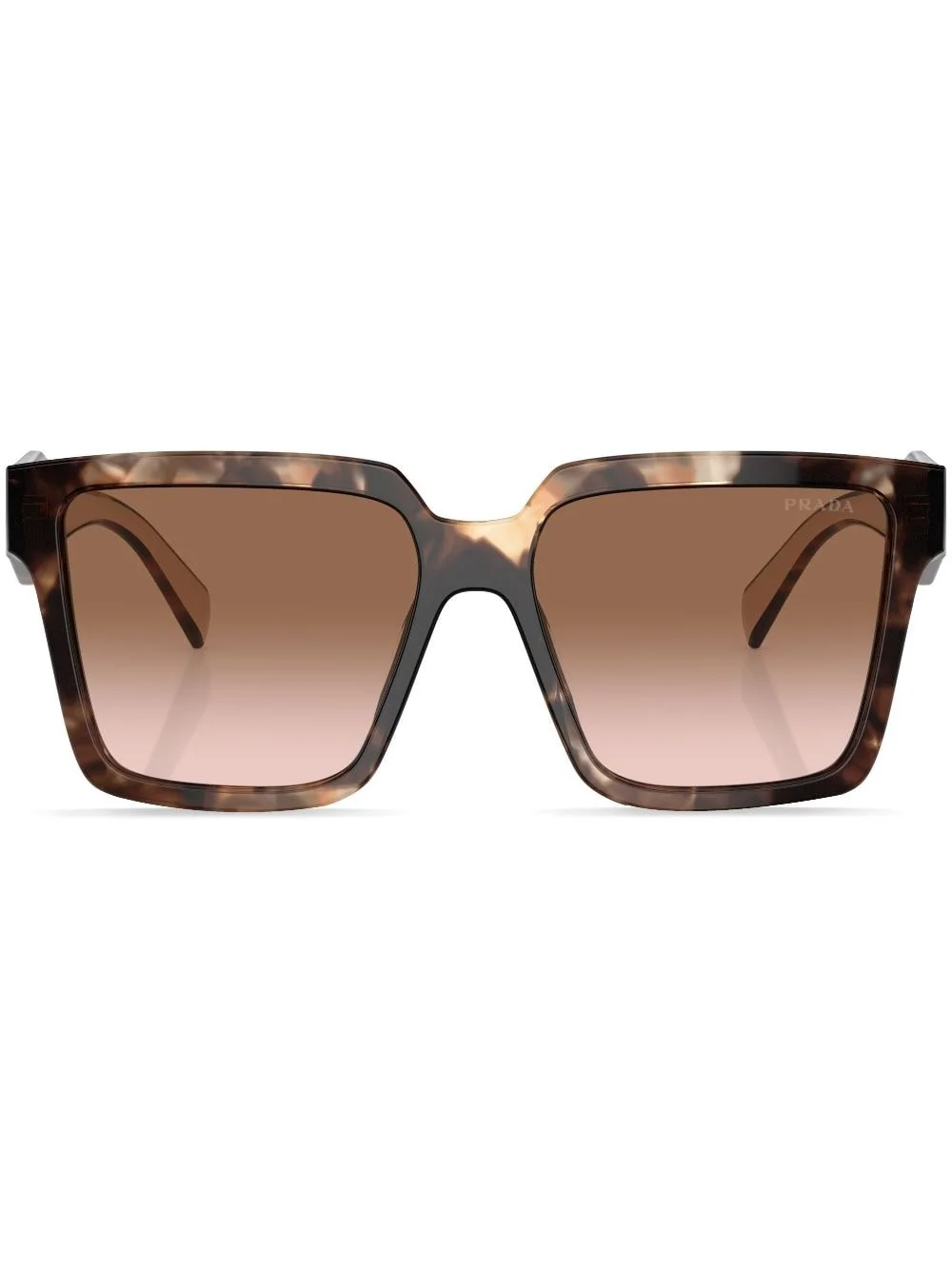 tortoiseshell-frame gradient sunglasses - 1
