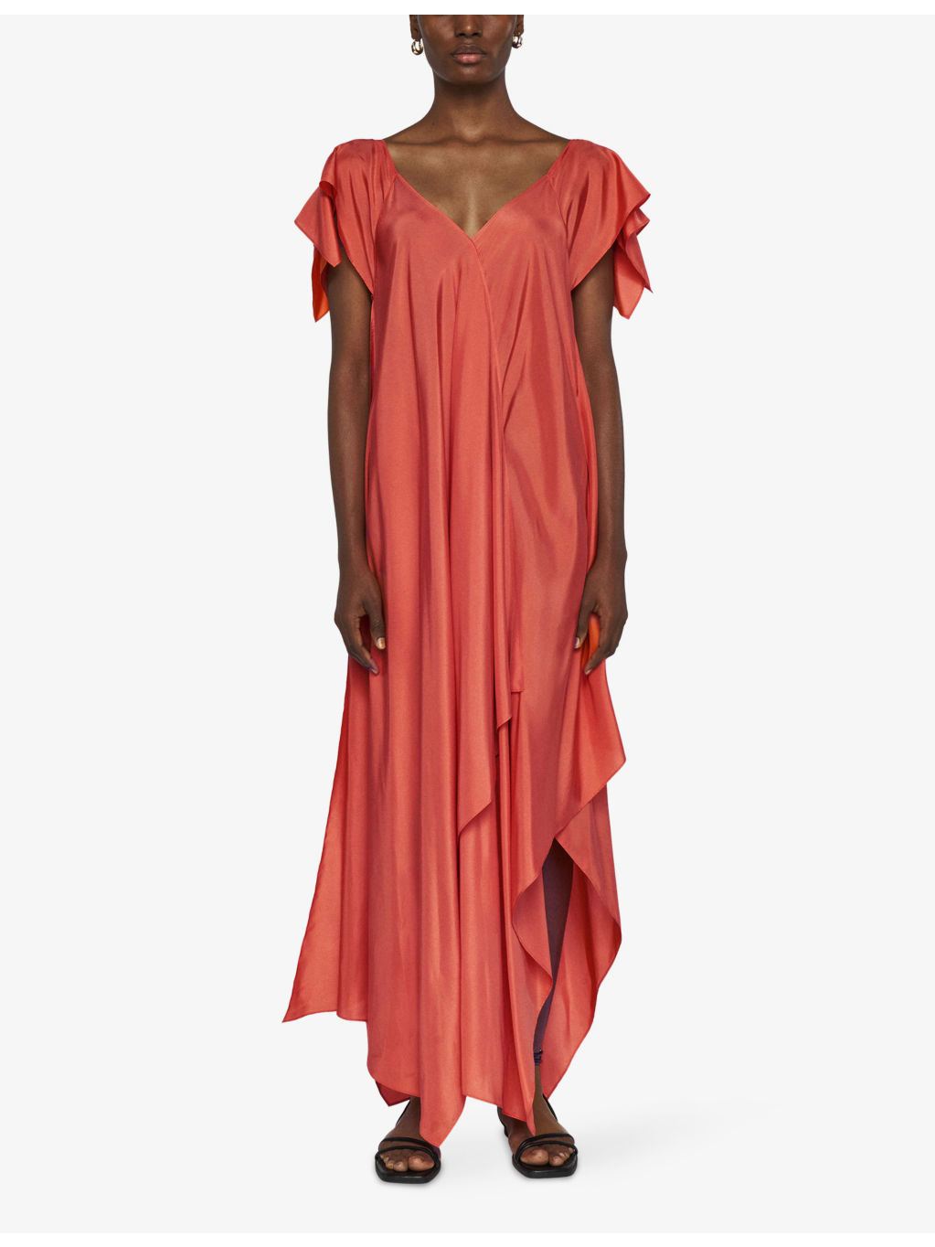 Plumet Asymmetric-Hem Silk-Habotai Maxi Dress - 3