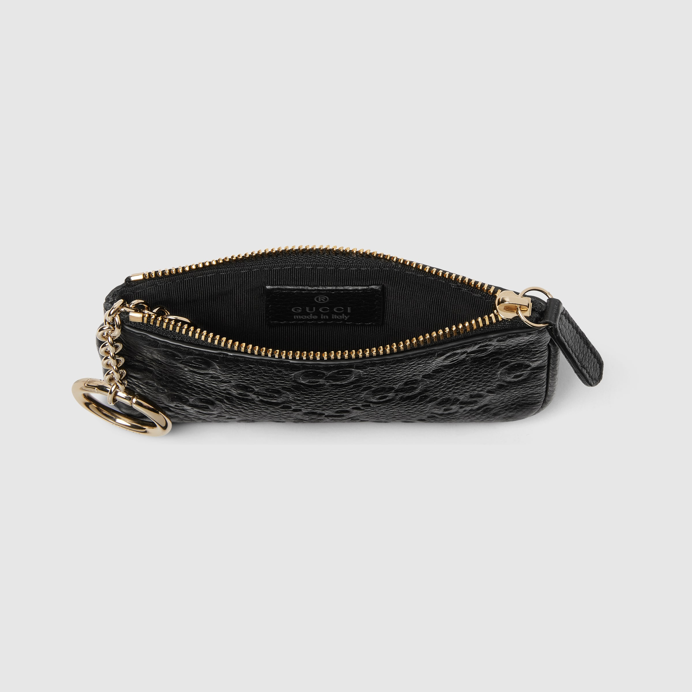 GG Emblem zip key case - 2