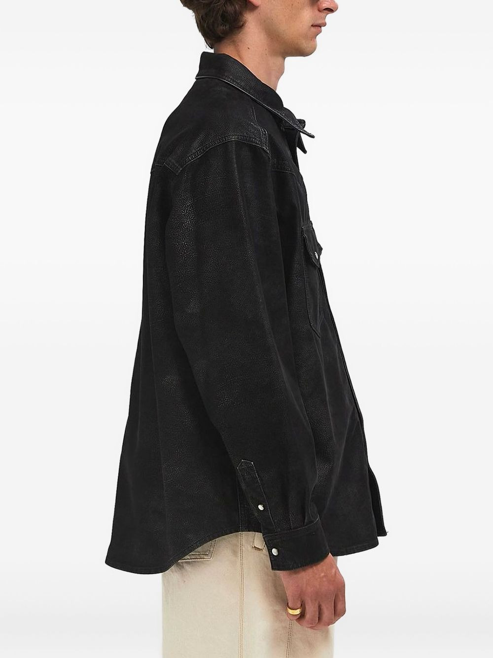 Kadrian double-pocket shirt jacket - 3
