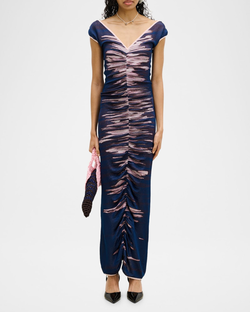 PH5 Danio Ruched Open-Back Maxi Dress outlook