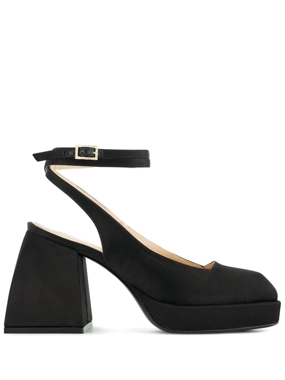 NODALETO Bulla Suki 90mm satin pumps, farfetch