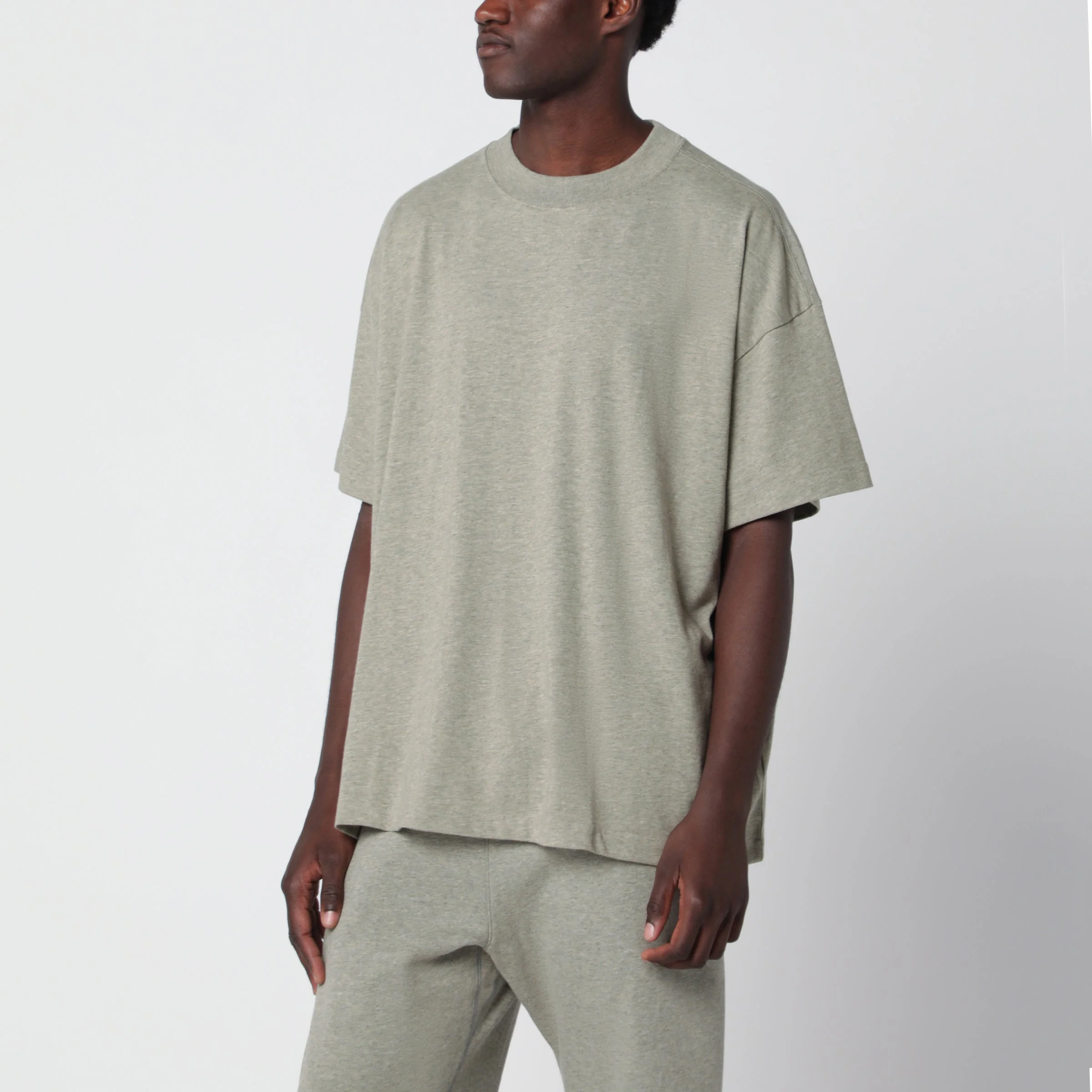 Essentials Seal Heather T-shirt in tri-blend jersey - 1