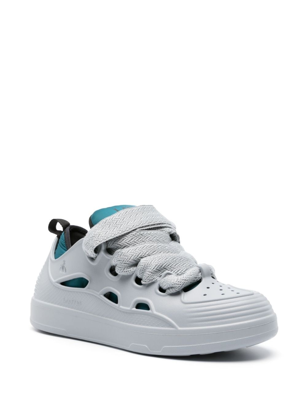Curb removable-insole sneakers - 2