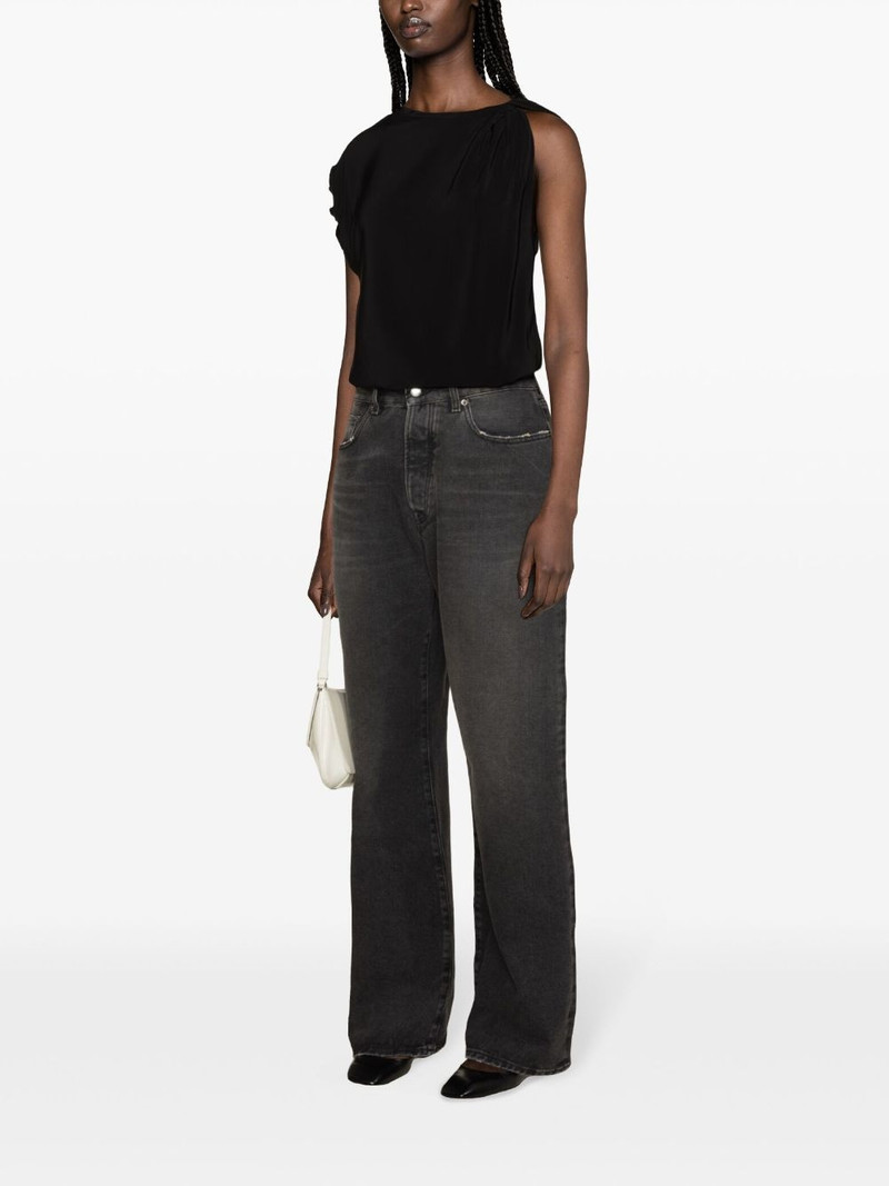 asymmetric crepe blouse 3
