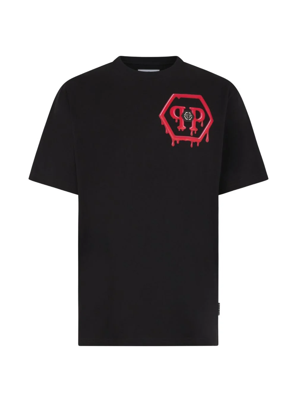 logo-print round-neck T-shirt - 1