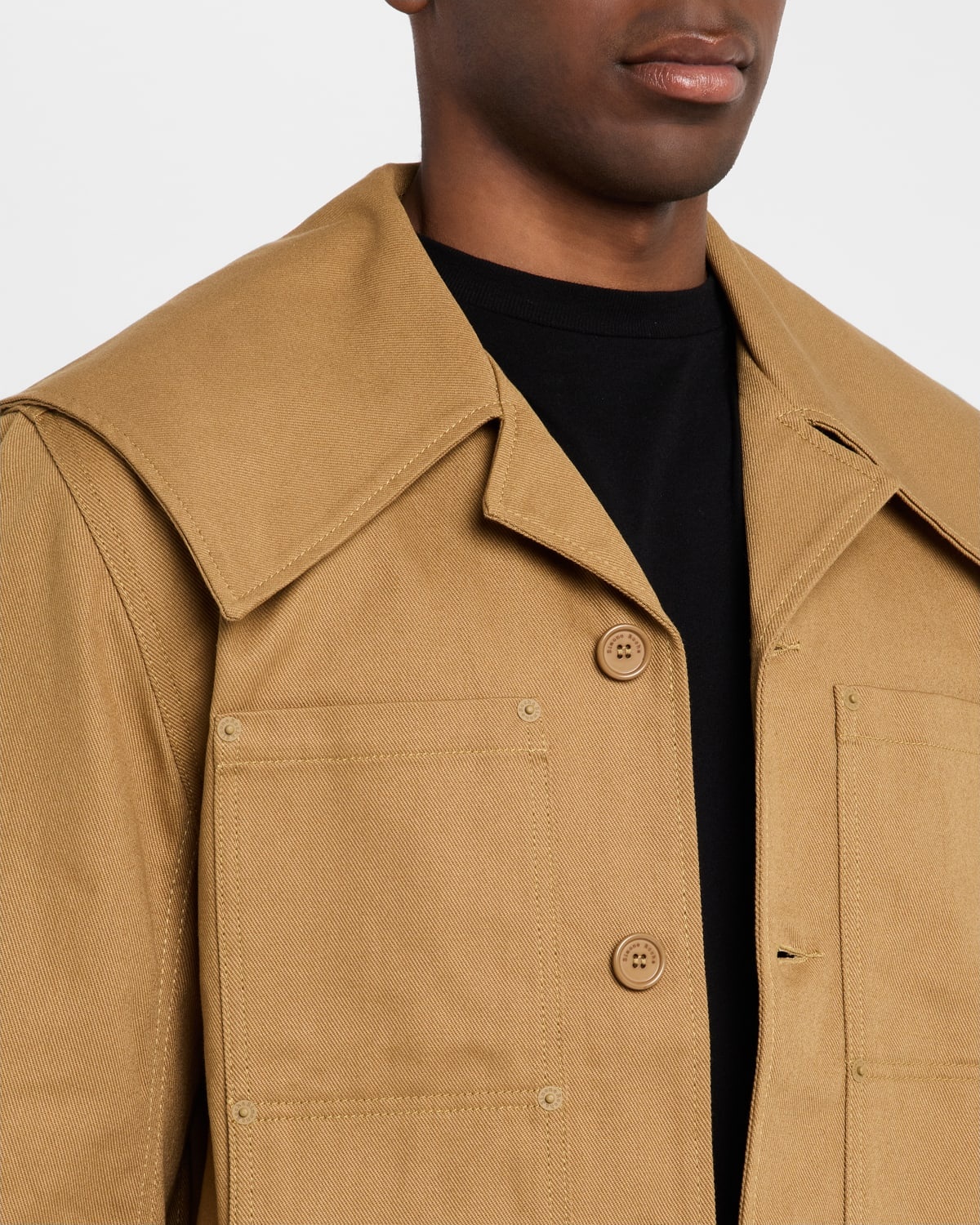 Men's Puff-Sleeve Workwear Jacket - 5