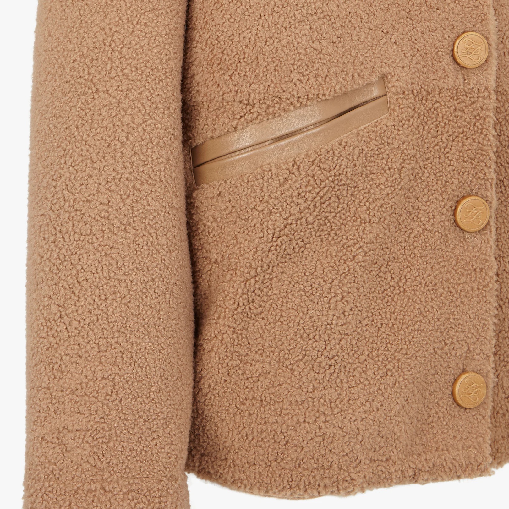 Brown mink jacket - 3