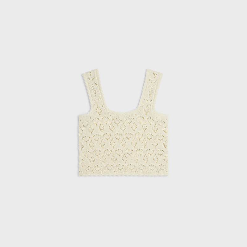 CELINE top IN cotton pointelle outlook