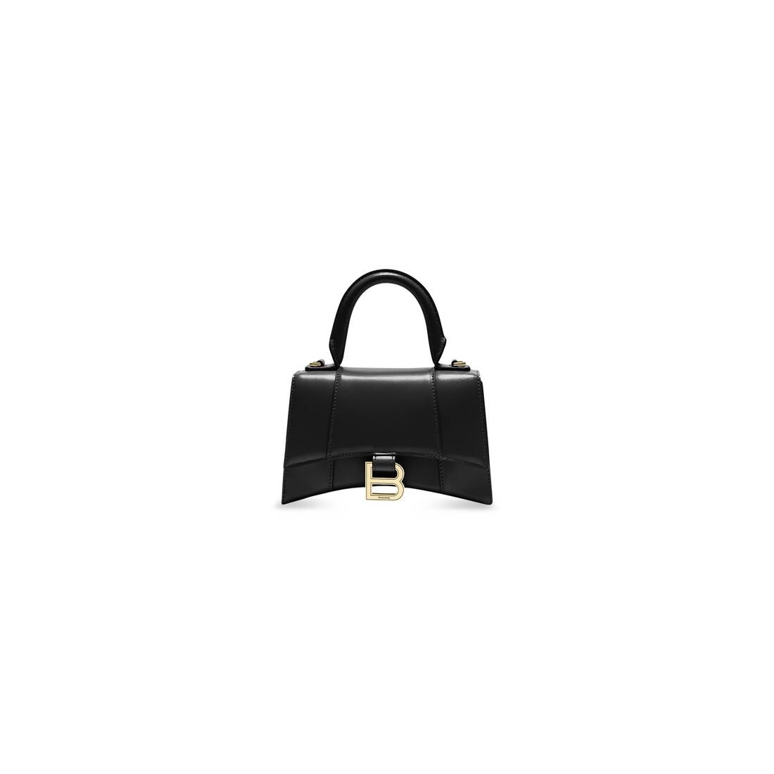 BALENCIAGA Hourglass XS leather tote