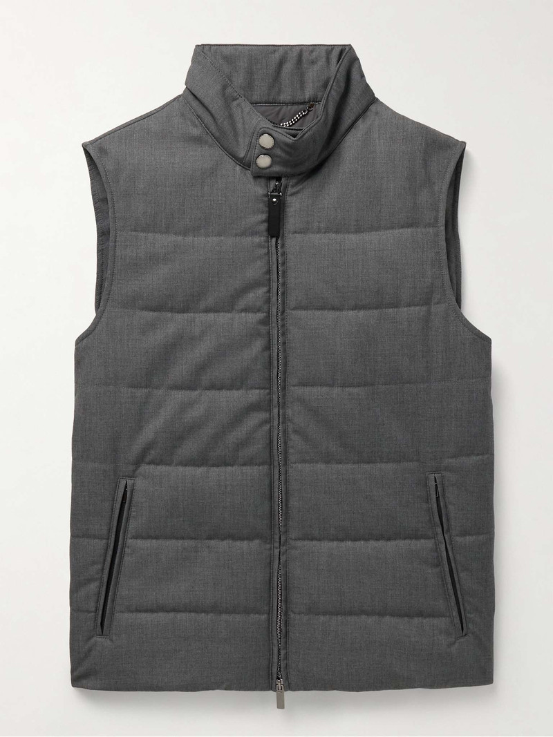 Quilted Padded Canvas Gilet 1