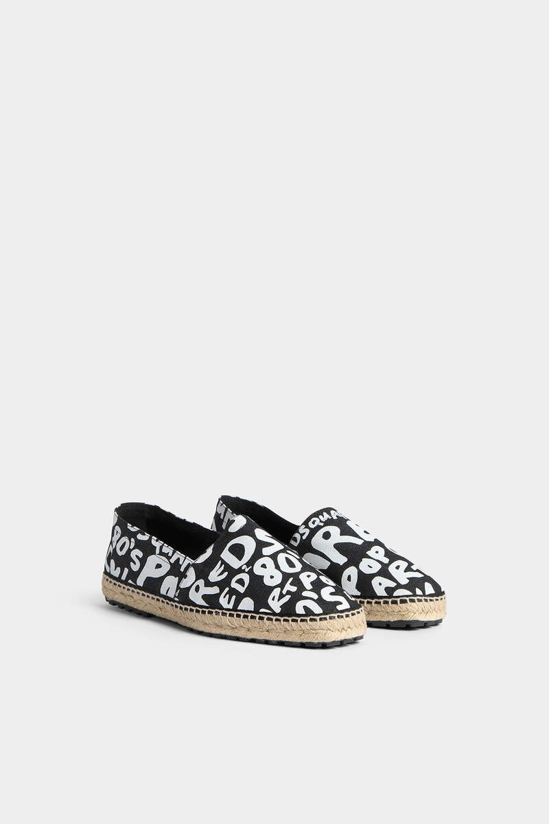 DSQUARED2 D2 POP 80'S FLAT ESPADRILLES outlook