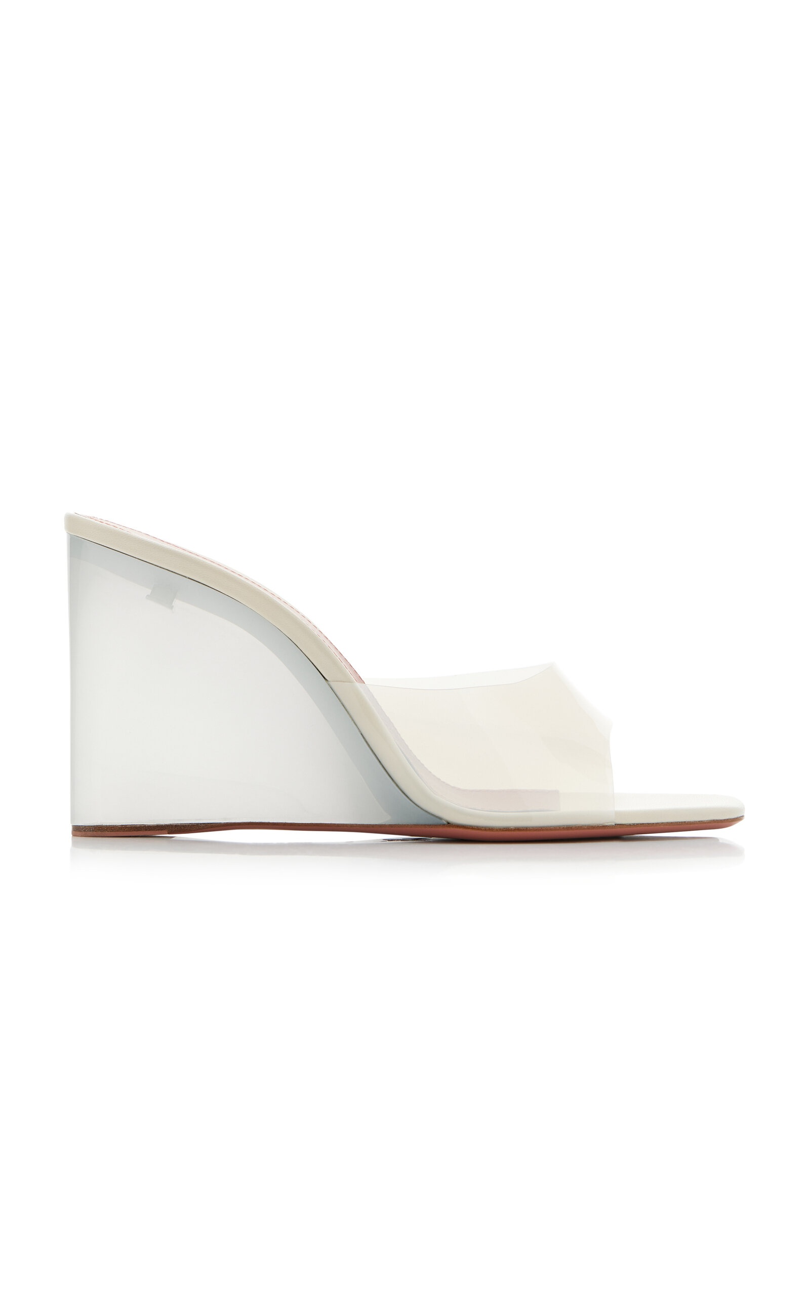 Lupita PVC Wedge Sandals neutral - 1