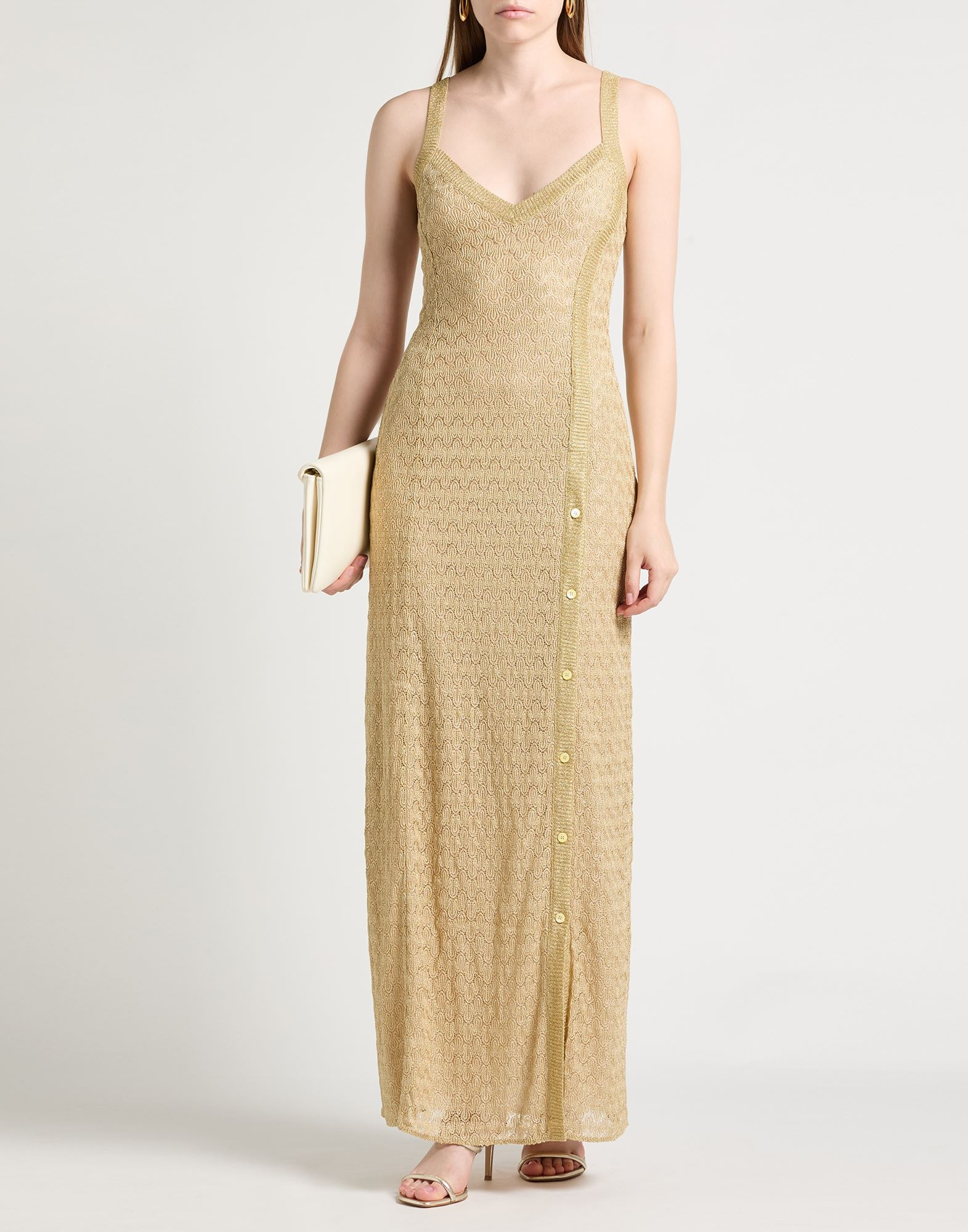 Silver Women's Long Dress - 2
