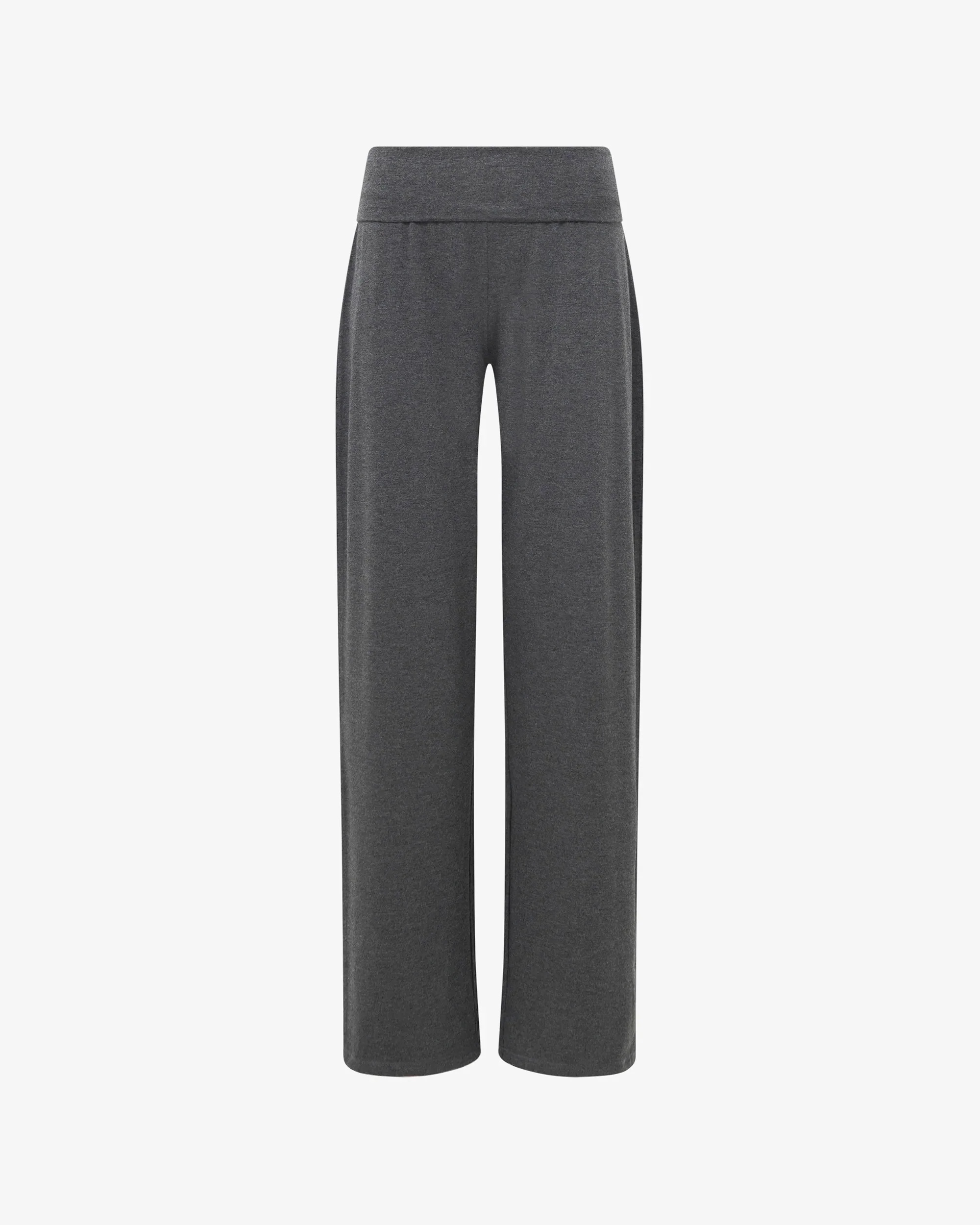 VISCOSE JAZZ PANTS WITH FOLD OVER WAISTBAND - 1