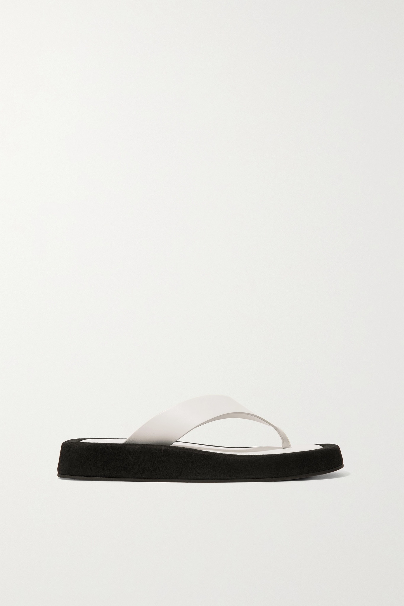 Ginza leather platform flip flops - 1