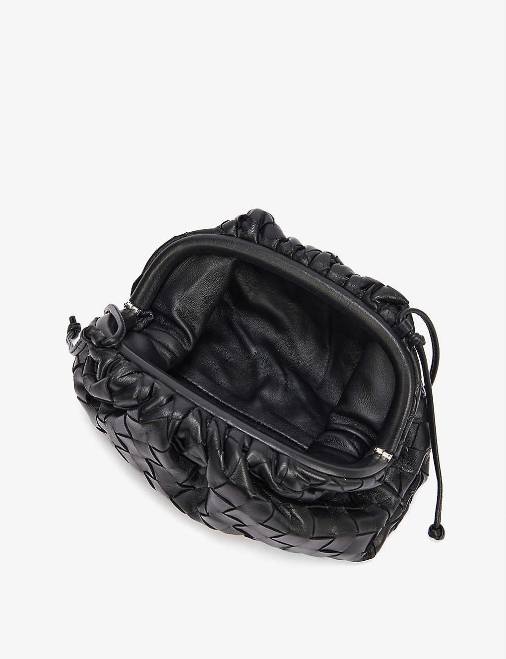 The Pouch small Intrecciato leather clutch bag - 4