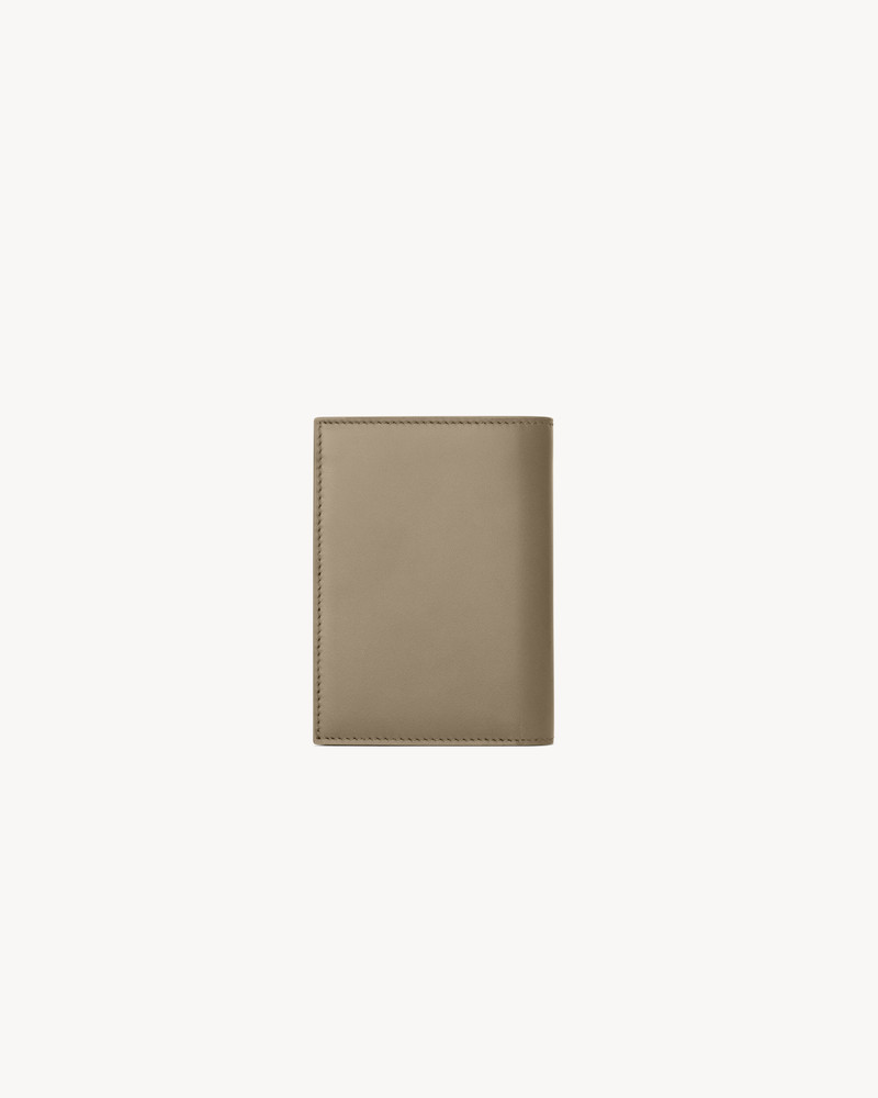 SAINT LAURENT SAINT LAURENT PARIS CREDIT CARD WALLET IN SMOOTH LEATHER outlook