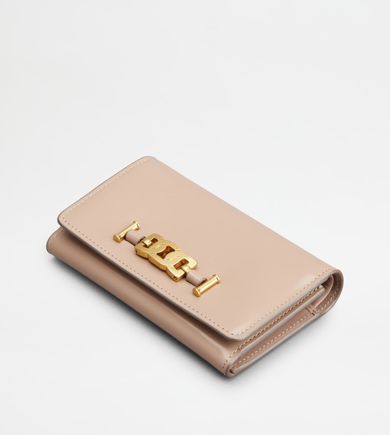 KATE WALLET IN LEATHER - PINK 4