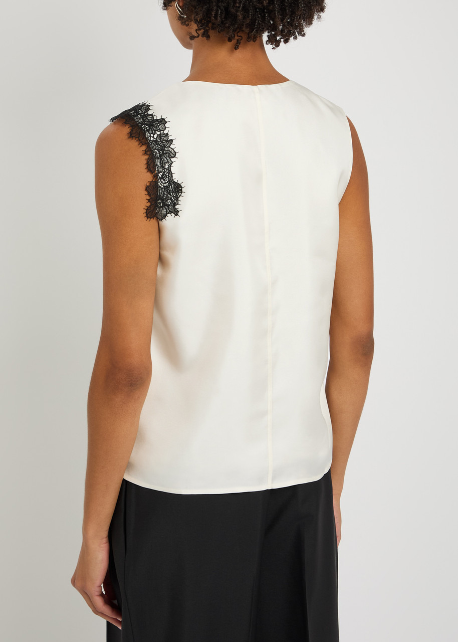 Rohe Lace-embellished Silk top - 3