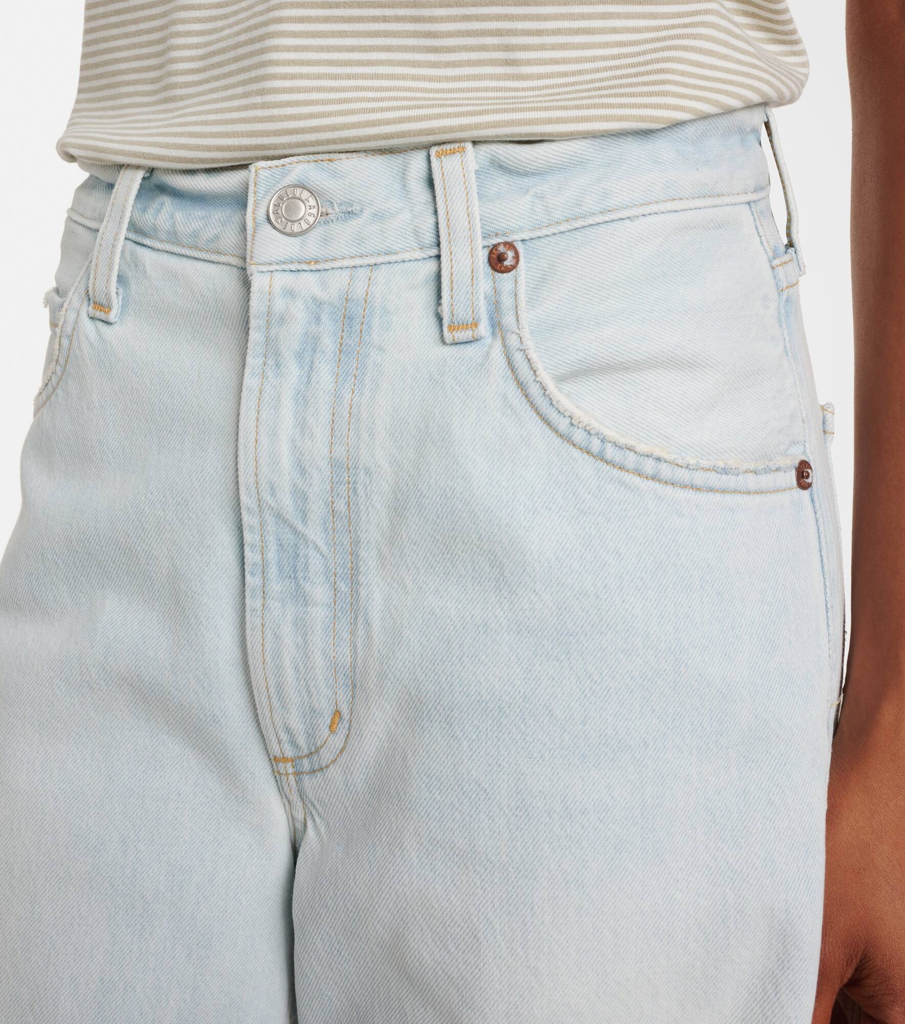 Mid-rise barrel-leg jeans - 4