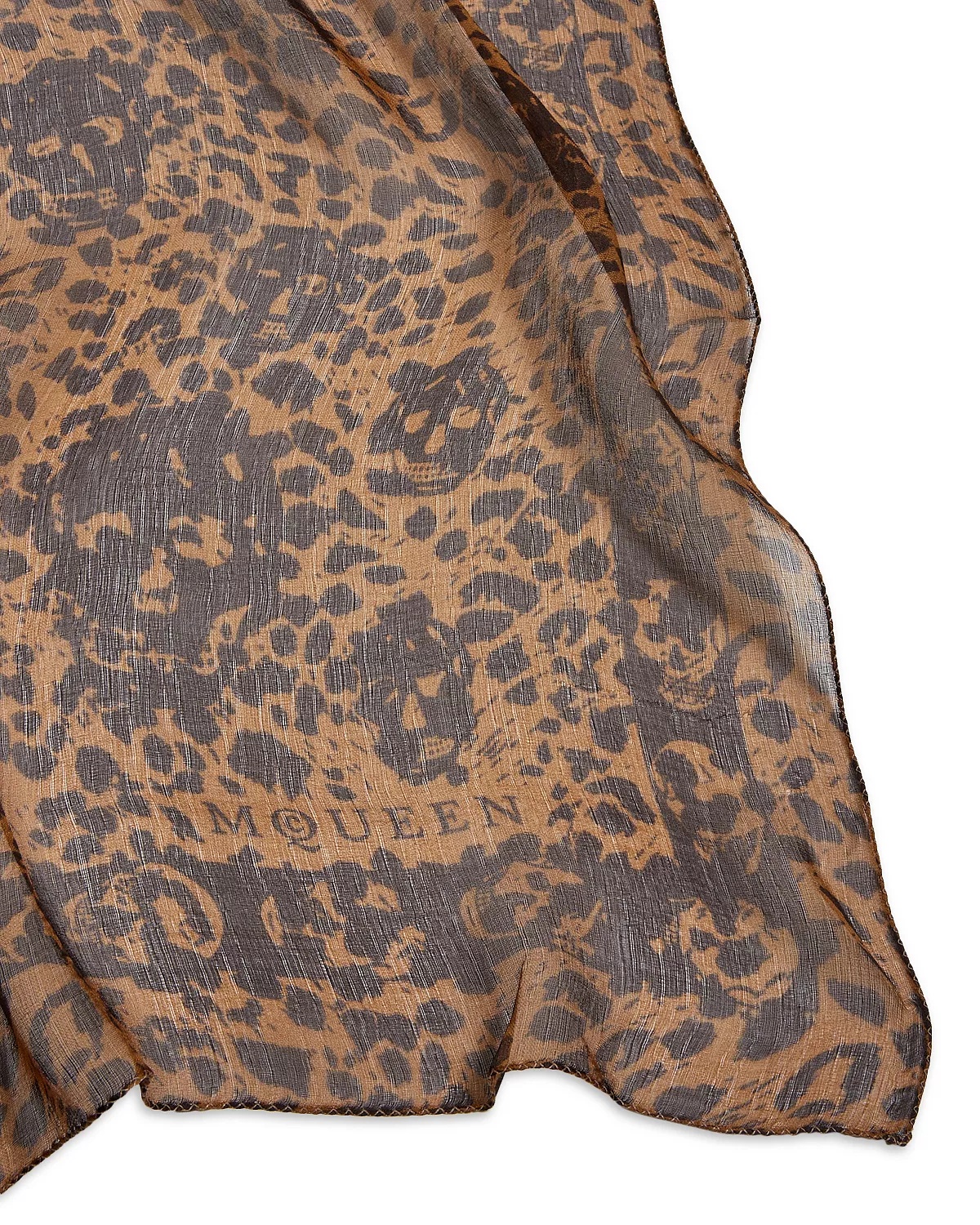 Leopard Skull Silk Scarf - 3