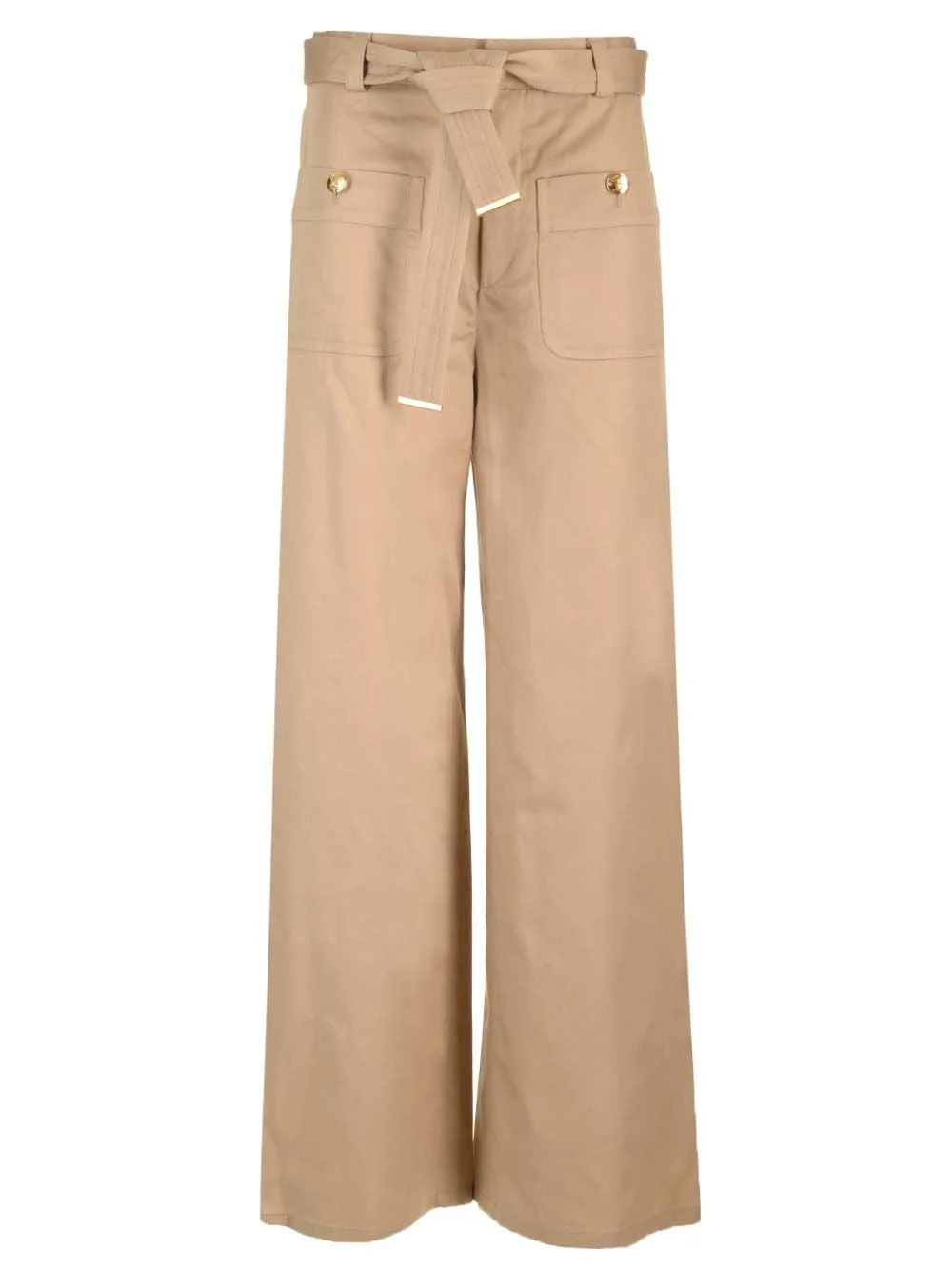 Celine Women Pantalon Taillat Ceinture Poch British Beige - 1