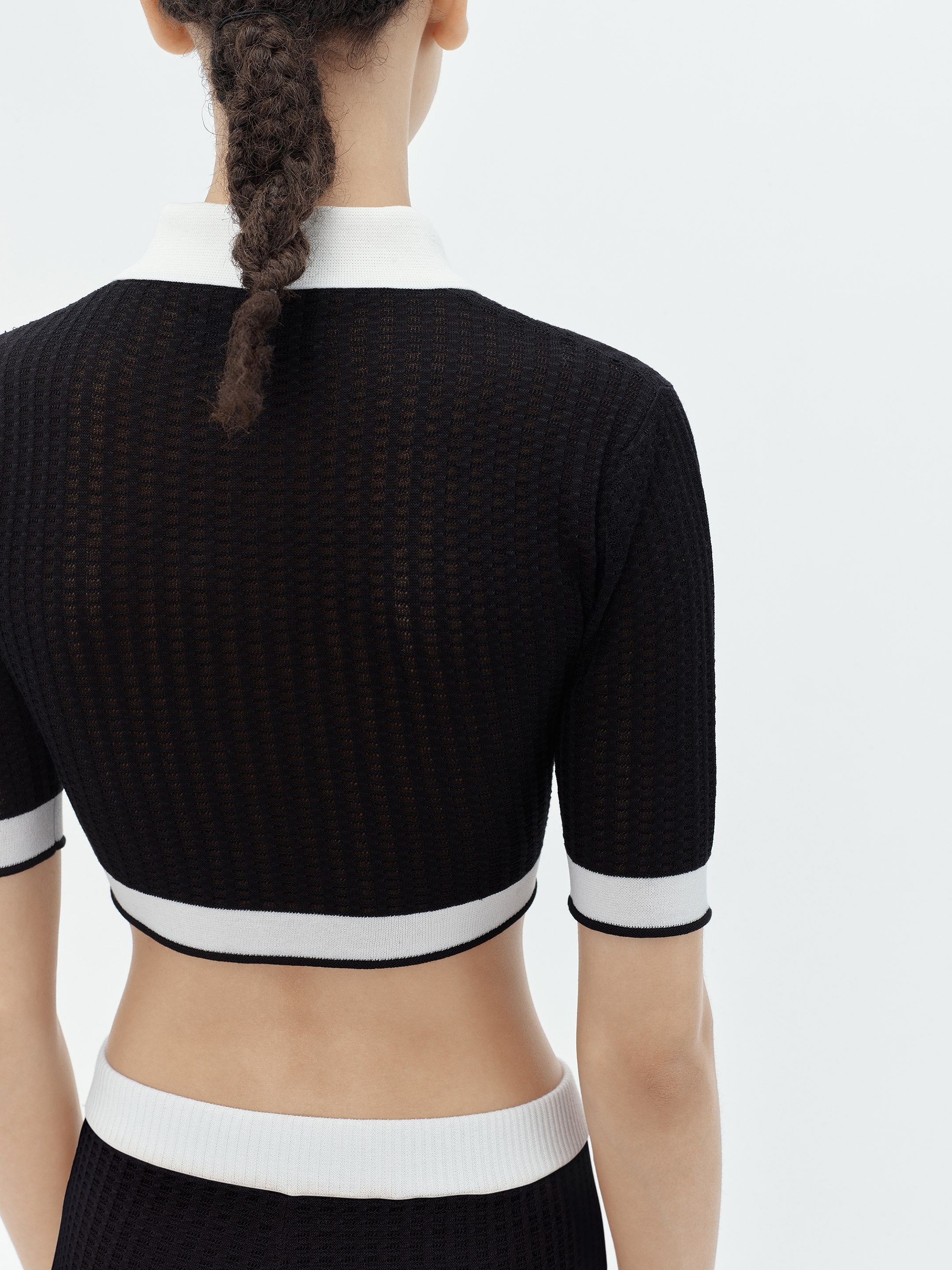 VERTICAL AMIRI KNIT POLO - 7