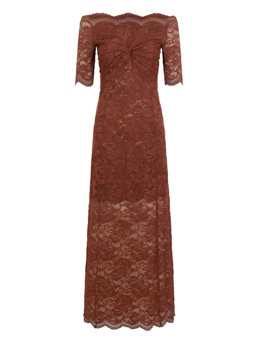 Rabanne Long Lace Dress - 1