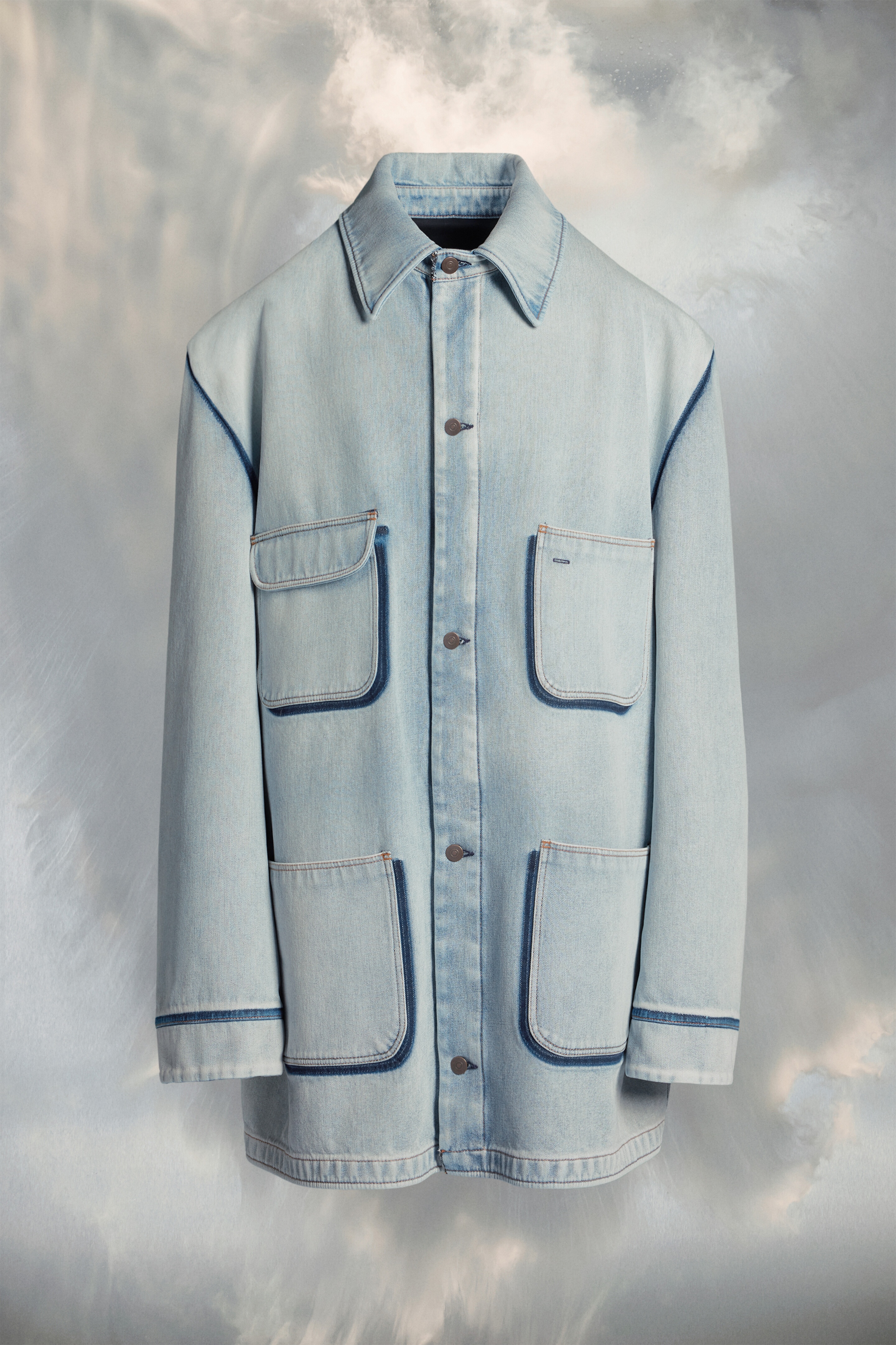 Oversized denim jacket - 1