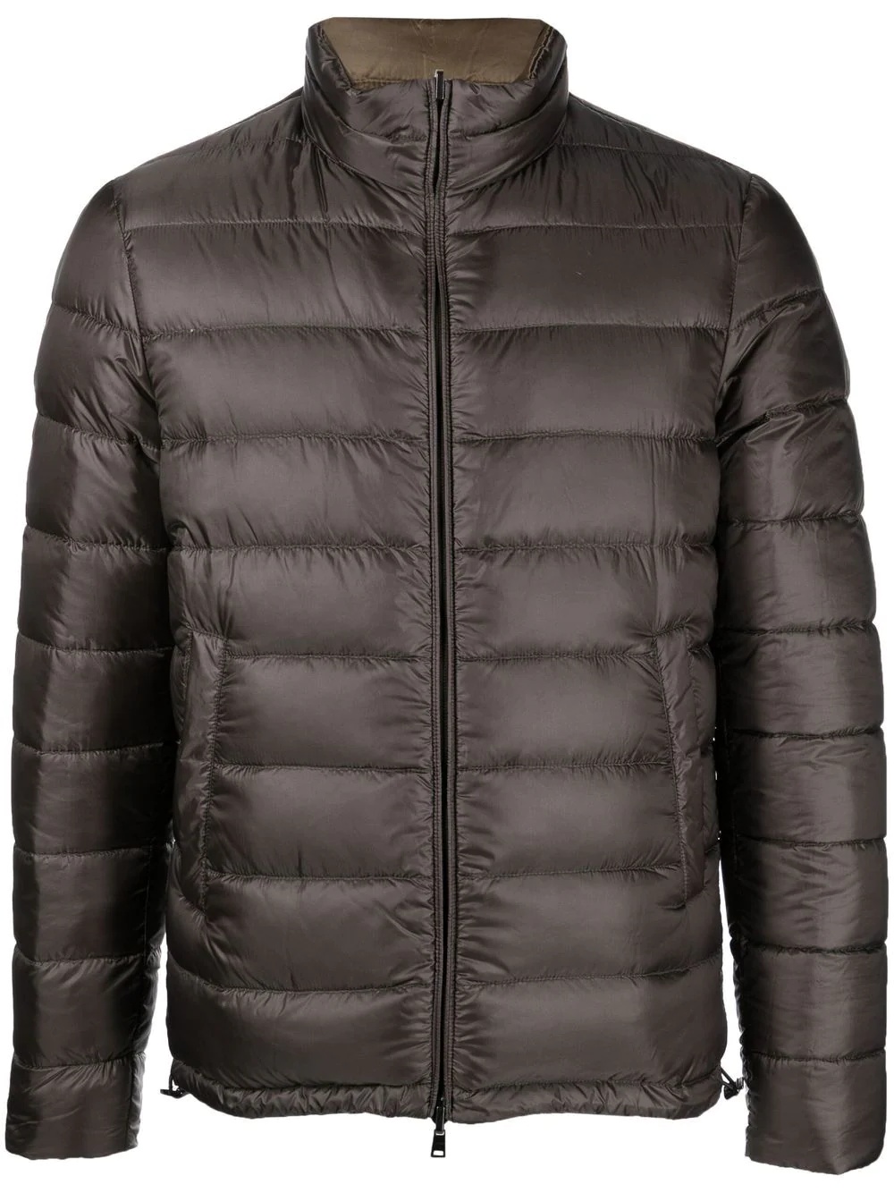 padded zipped-up jacket - 1