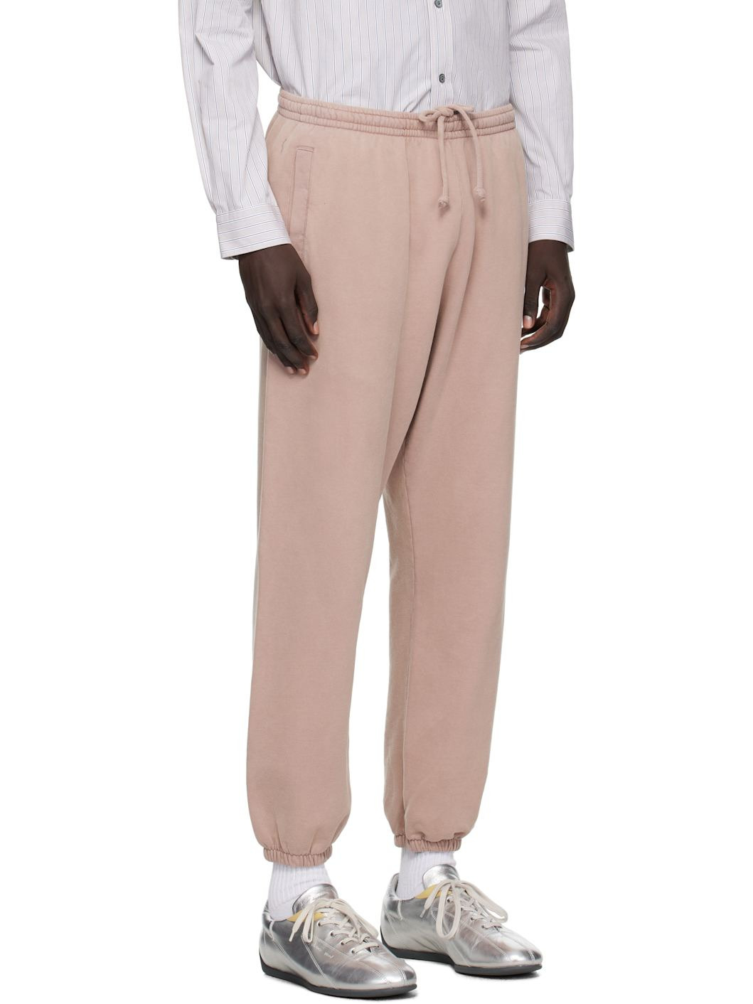 Pink Cotton Sweatpants - 2