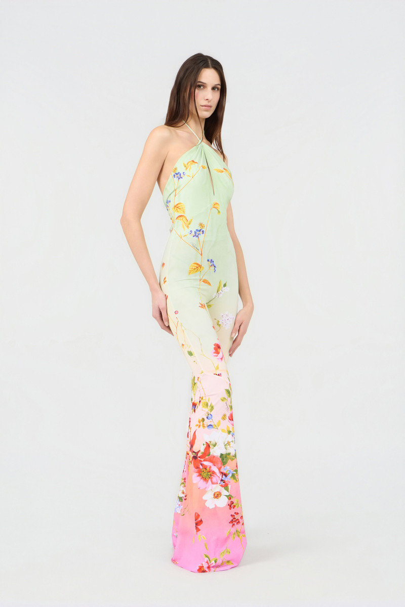 Miami Flowers Print Jumpsuit 3