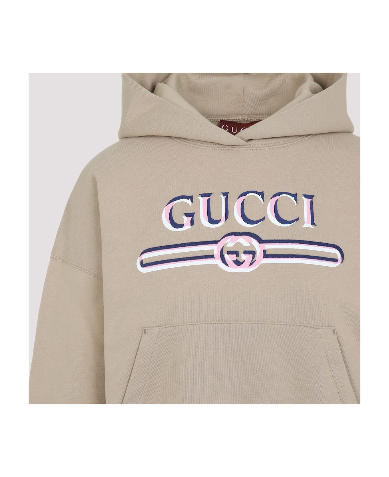 Beige Cotton Sweatshirt - 5