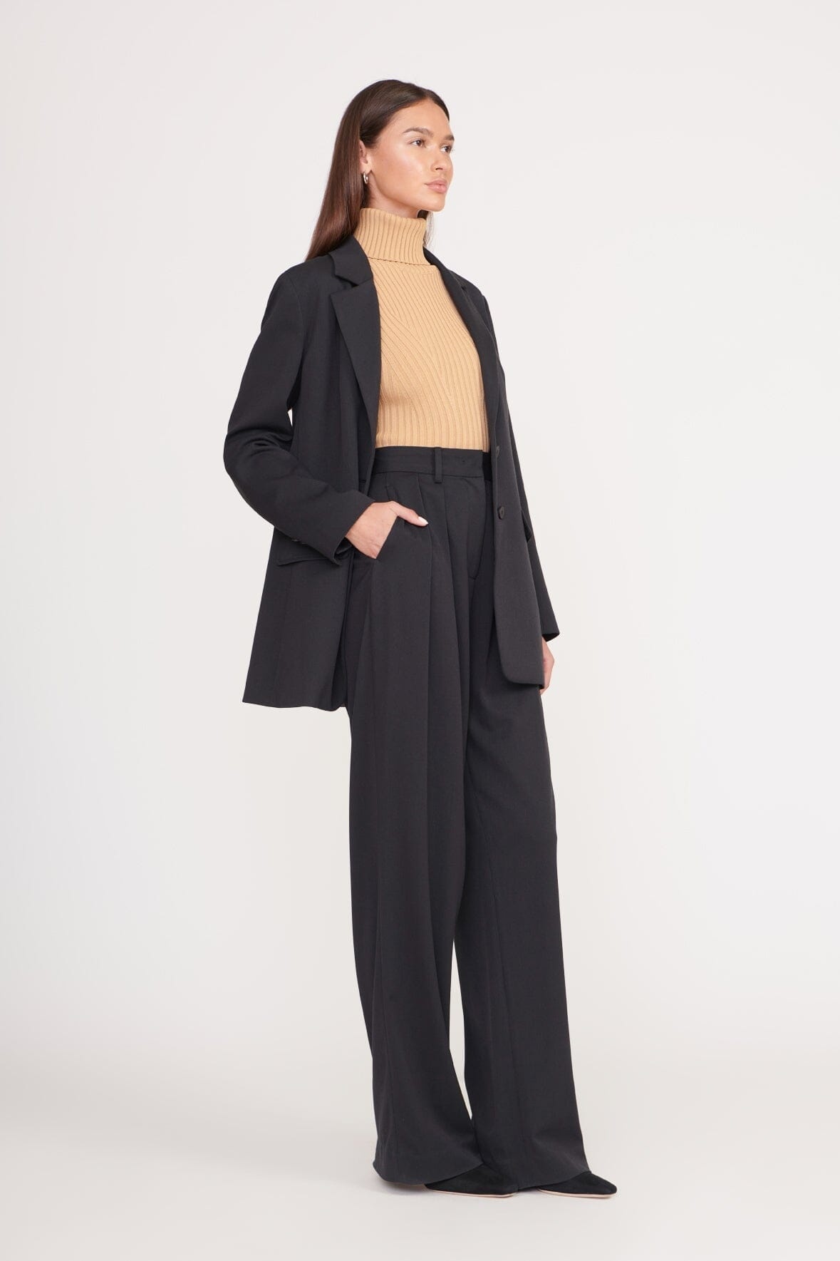 STAUD CITY BLAZER BLACK - 3