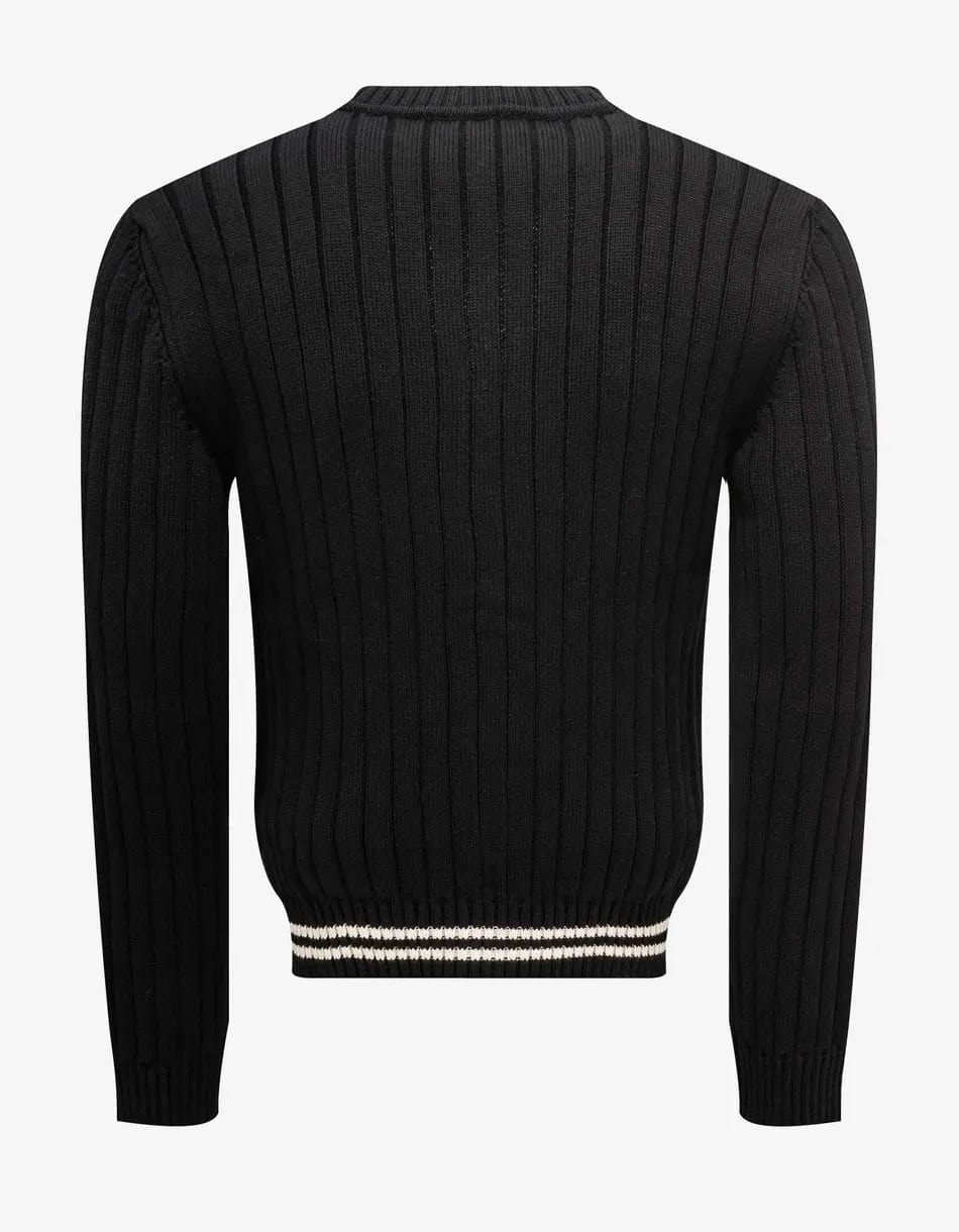 Valentino Black VLogo Cardigan - 2