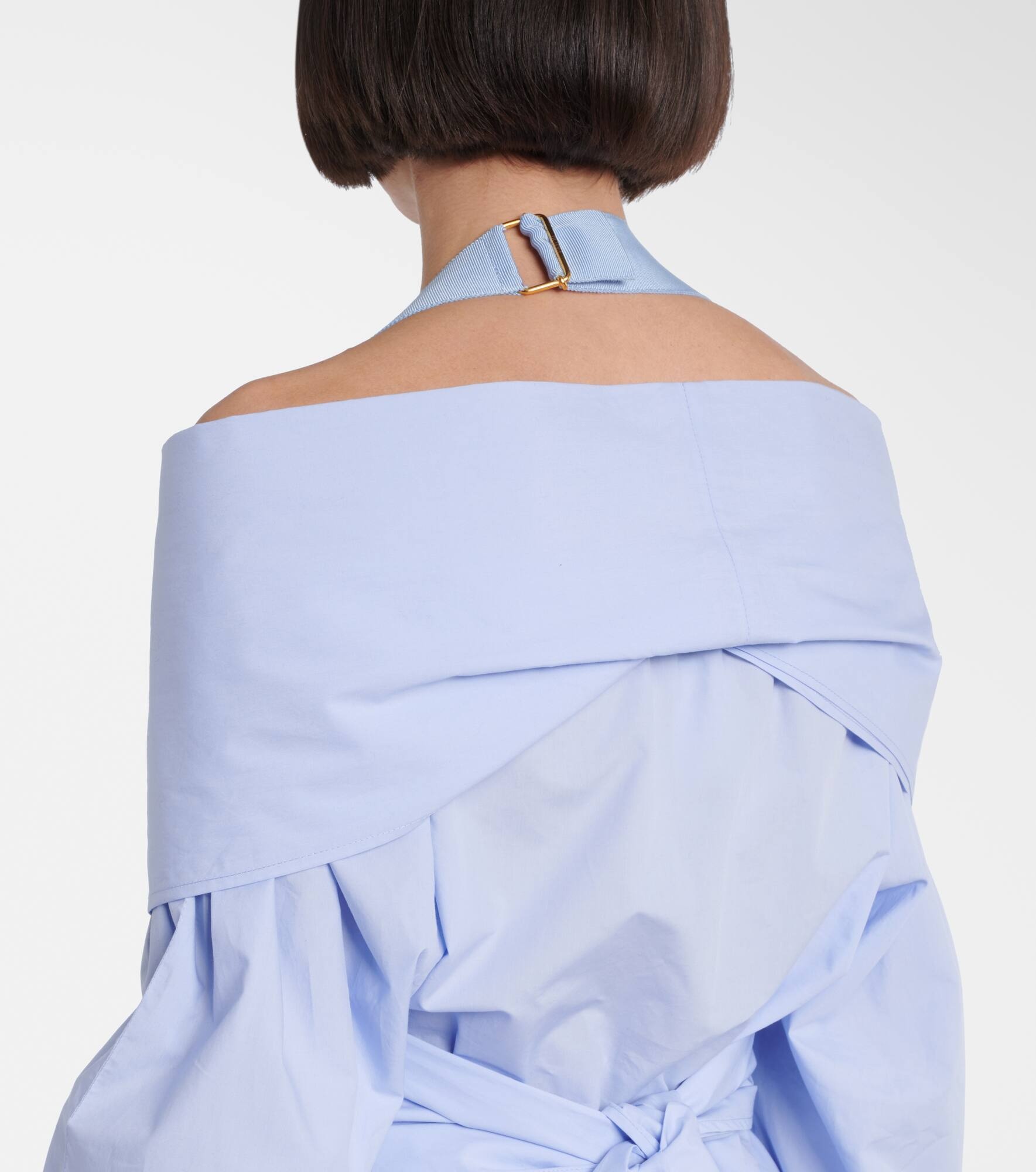 Draped off-shoulder blouse - 5