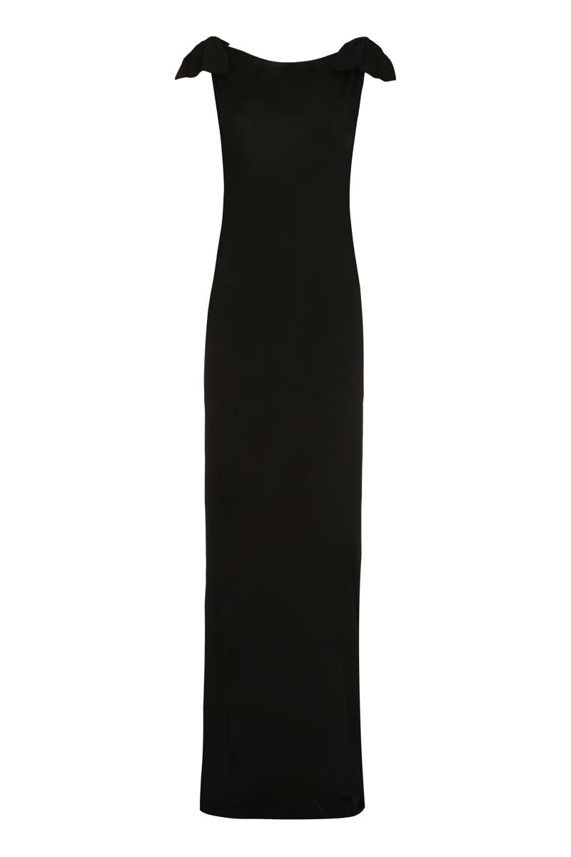 NINA RICCI STRETCH VISCOSE DRESS - 1