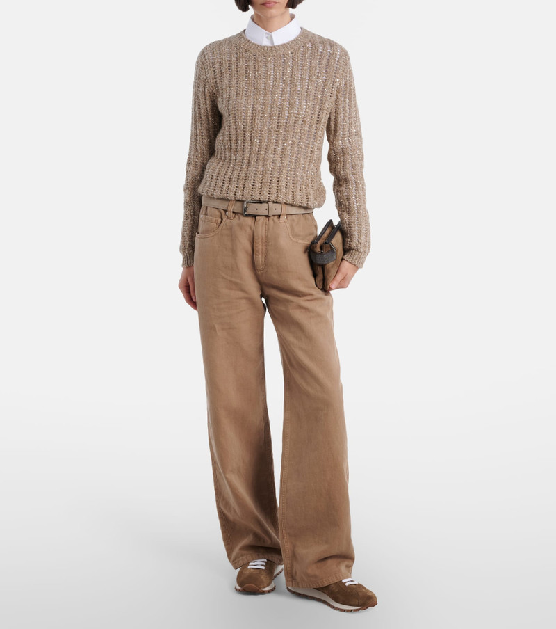 Brunello Cucinelli Monili suede sneakers outlook