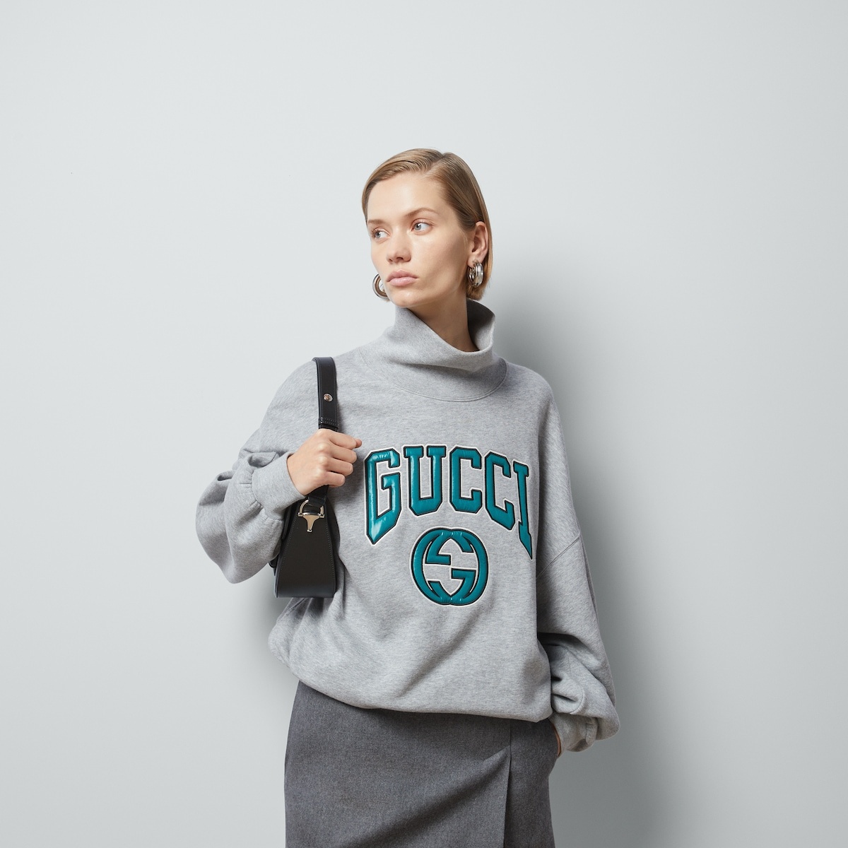 Jersey sweatshirt with embroidery - 5