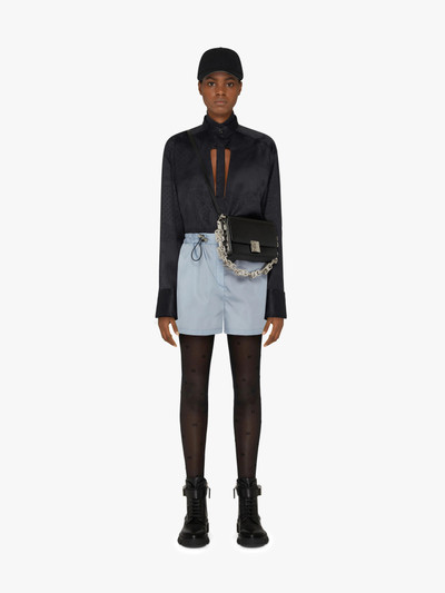 Givenchy SHORTS IN NYLON WITH METALLIC DETAILS outlook