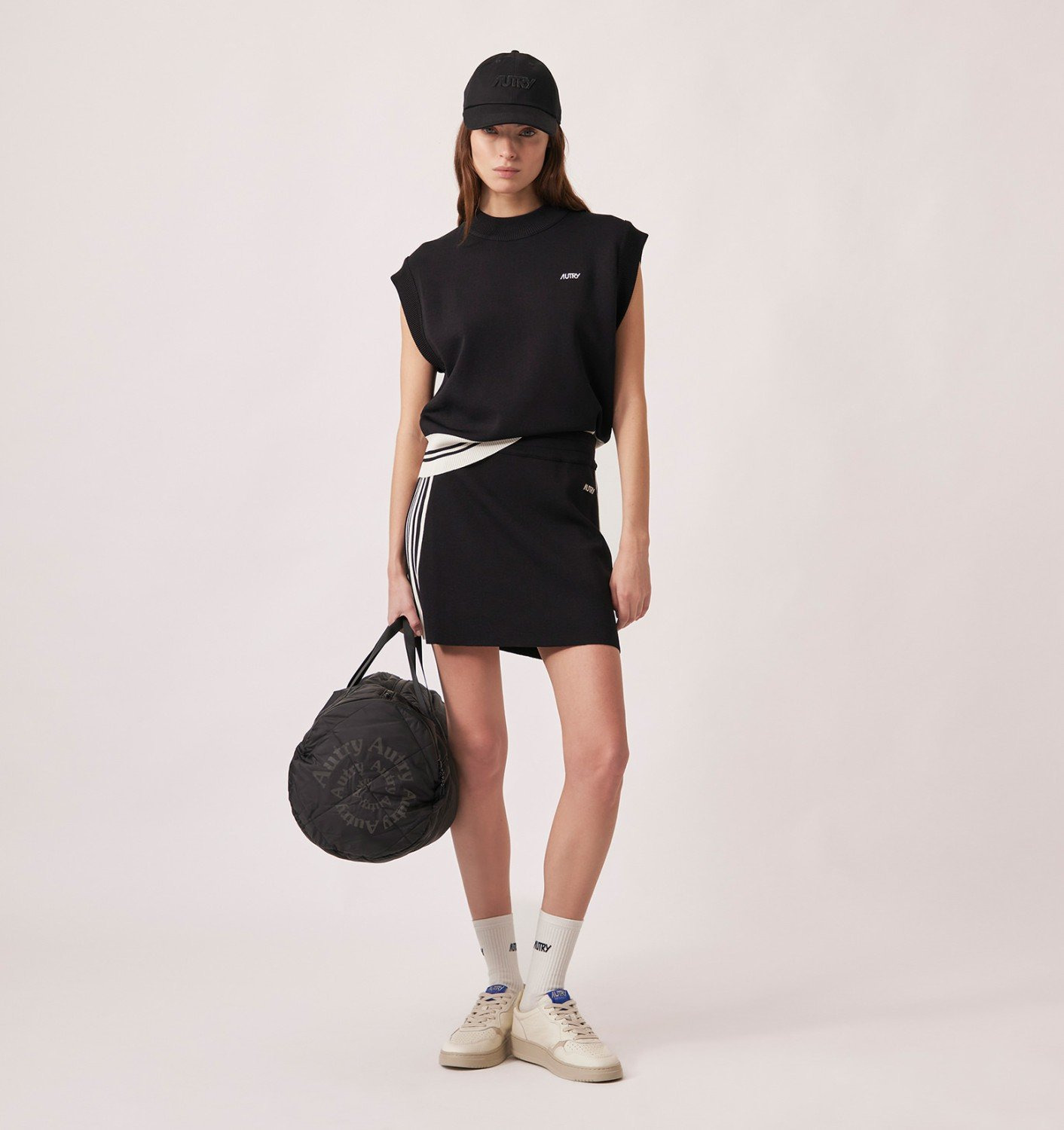 KNITTED TENNIS VISCOSE SKIRT WOMAN - 2