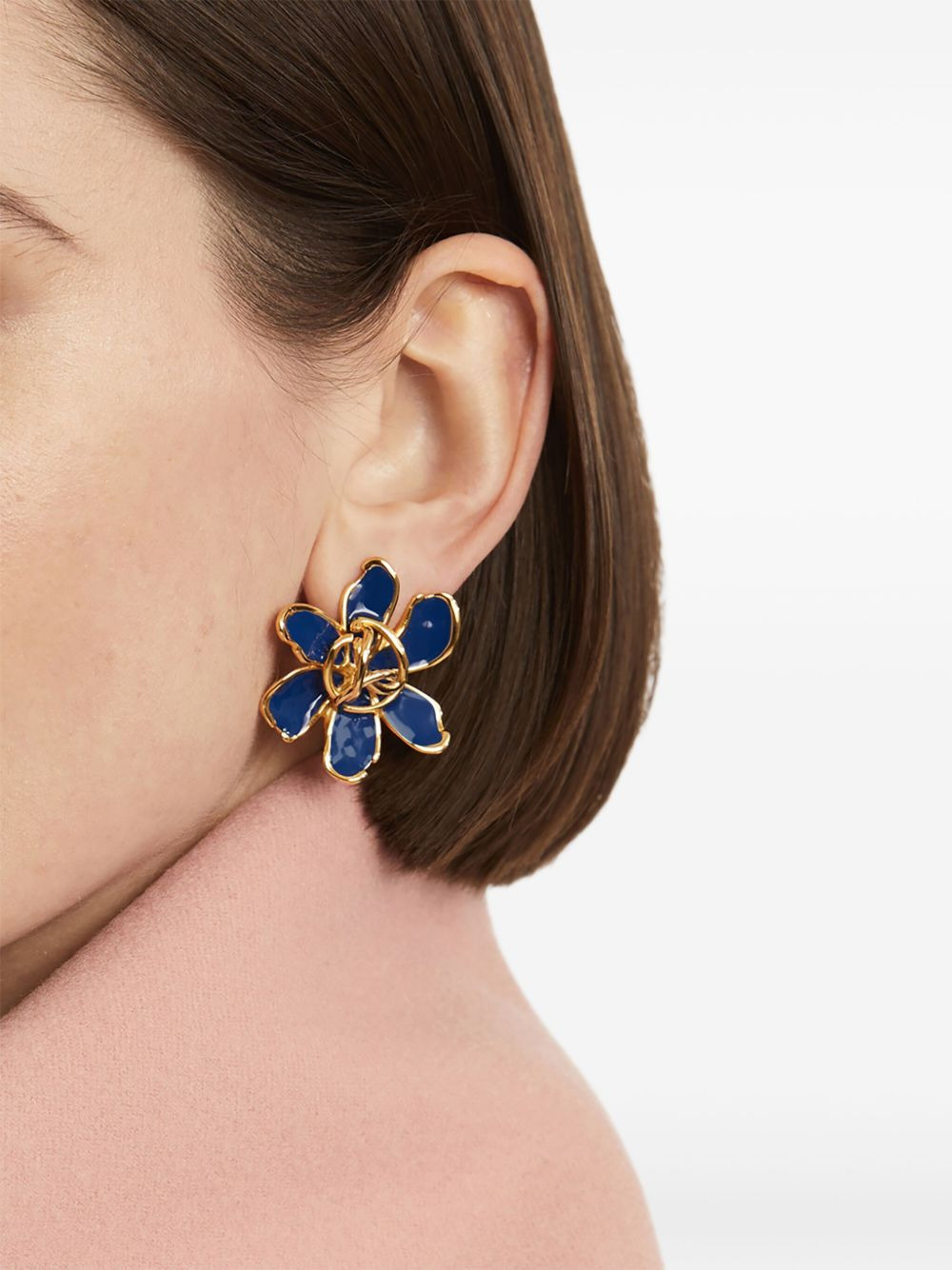 flower-knot earrings - 2