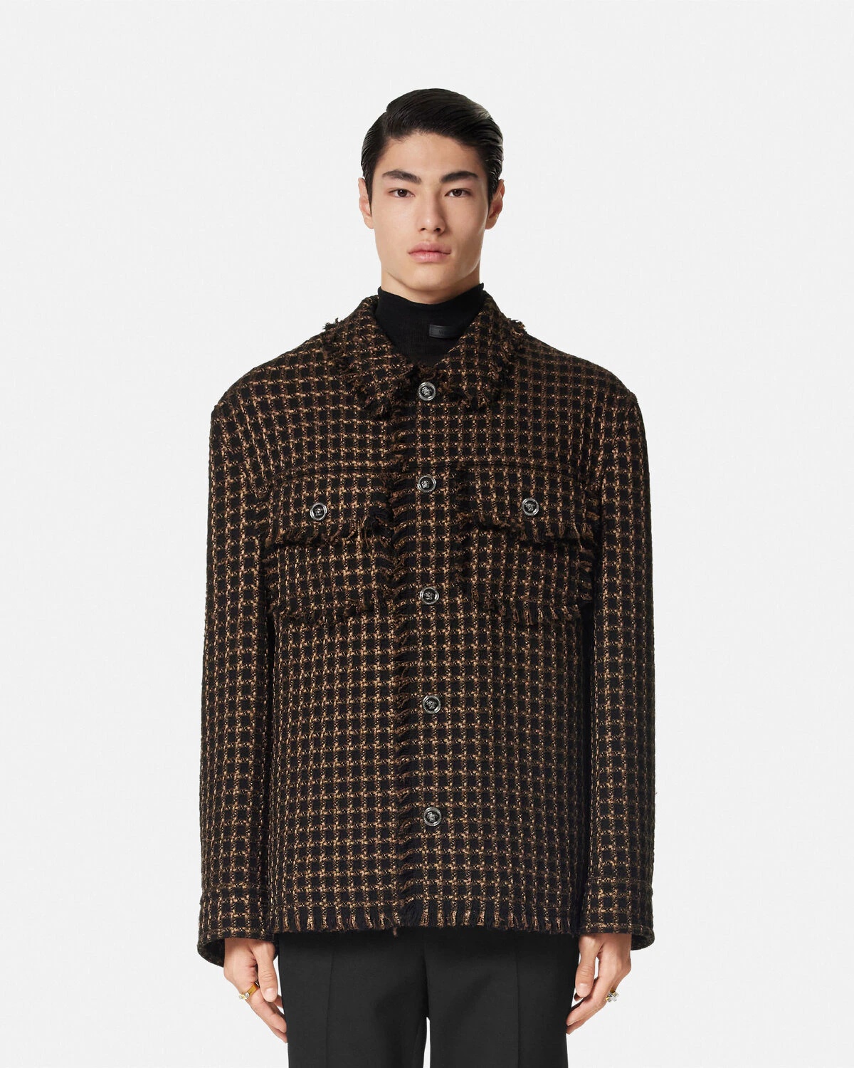 Tweed Overshirt - 4