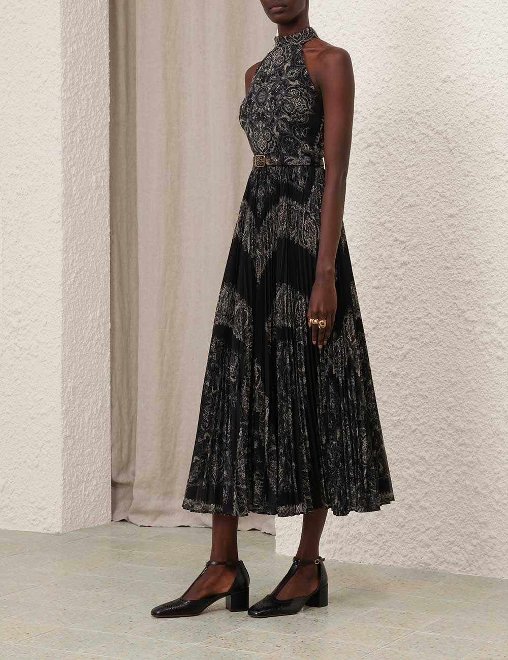 Zimmermann SUNRAY HALTER PICNIC DRESS | REVERSIBLE