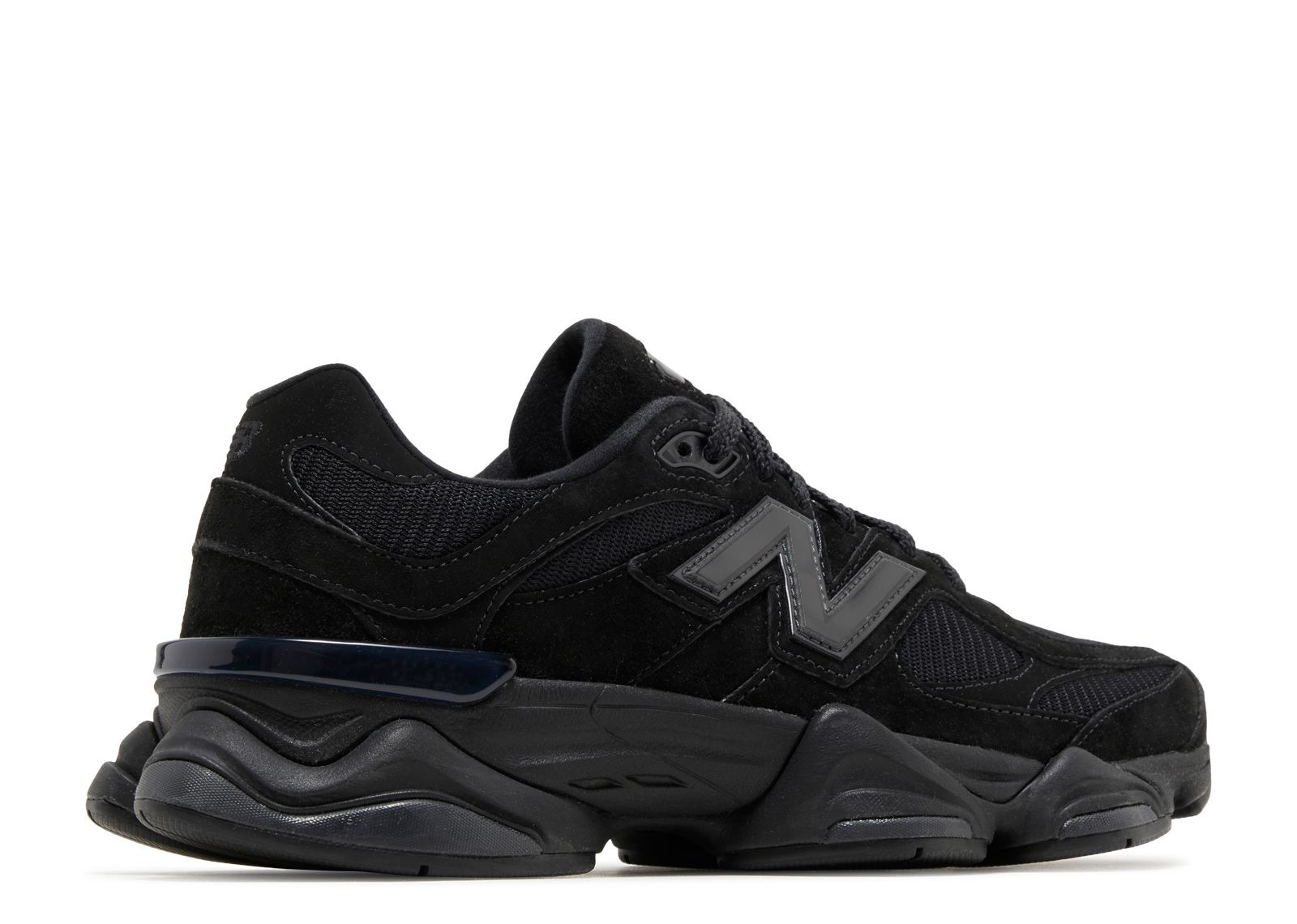 NEW BALANCE 9060 'TRIPLE BLACK SUEDE' - 3